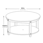 Table basse étagère ouverte