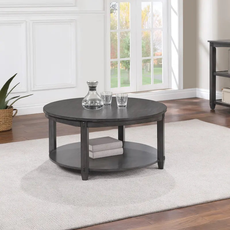 Table basse étagère ouverte