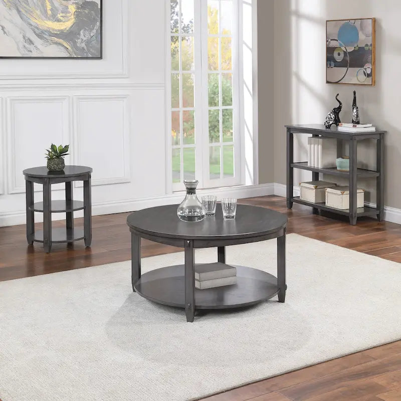 Table basse étagère ouverte