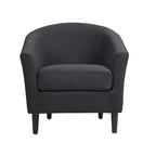 Fauteuil d'appoint contemporain, fauteuil club tapissé