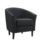 Fauteuil d'appoint contemporain, fauteuil club tapissé