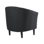 Fauteuil d'appoint contemporain, fauteuil club tapissé