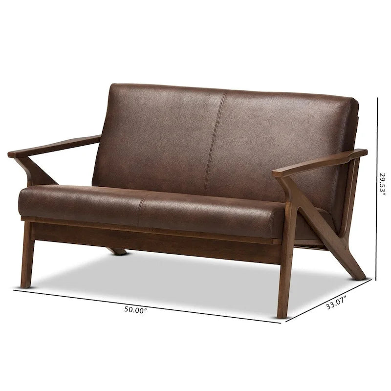 Causeuse Mid-Century par