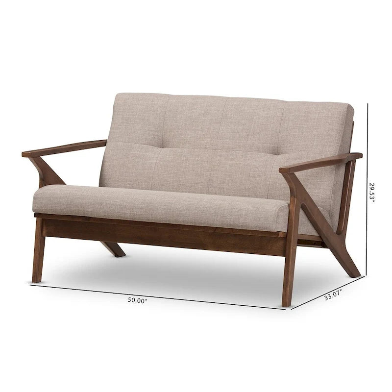 Causeuse Mid-Century par