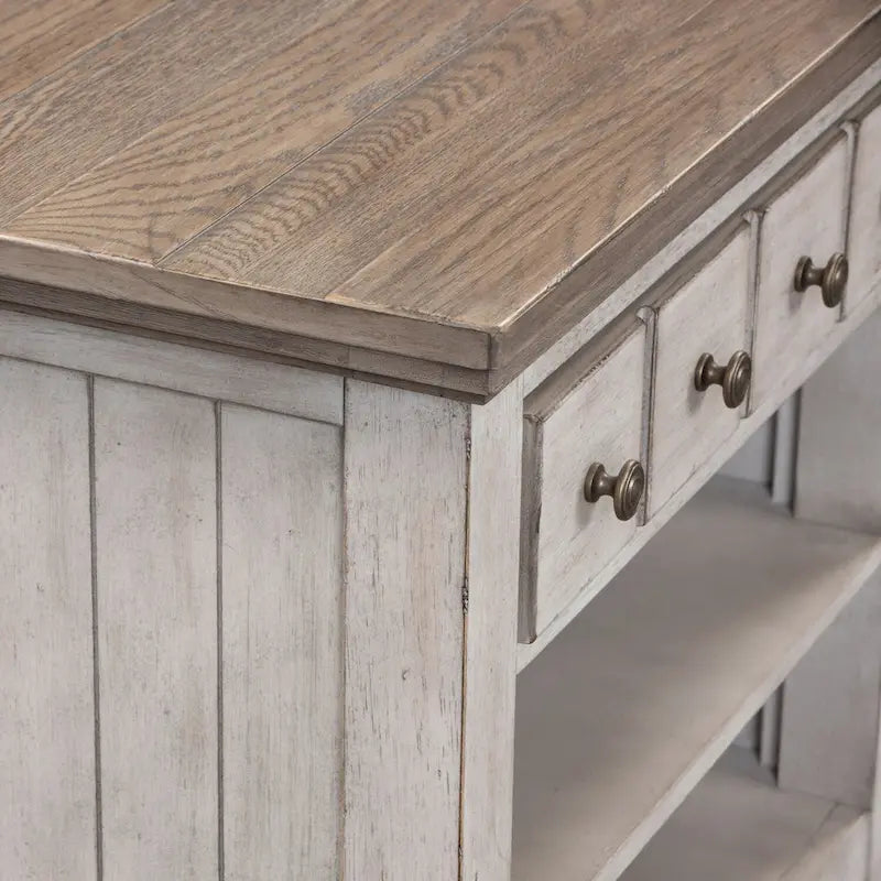 Table de chevet à 1 tiroir avec station de recharge Heartland Antique White