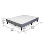 Hollywood Bed Frame Queen Enforce Plateforme et Sommier Métallique