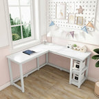  Corner Desk w/ Shelves