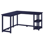 Bureau d'angle avec étagères