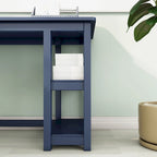 Bureau d'angle avec étagères
