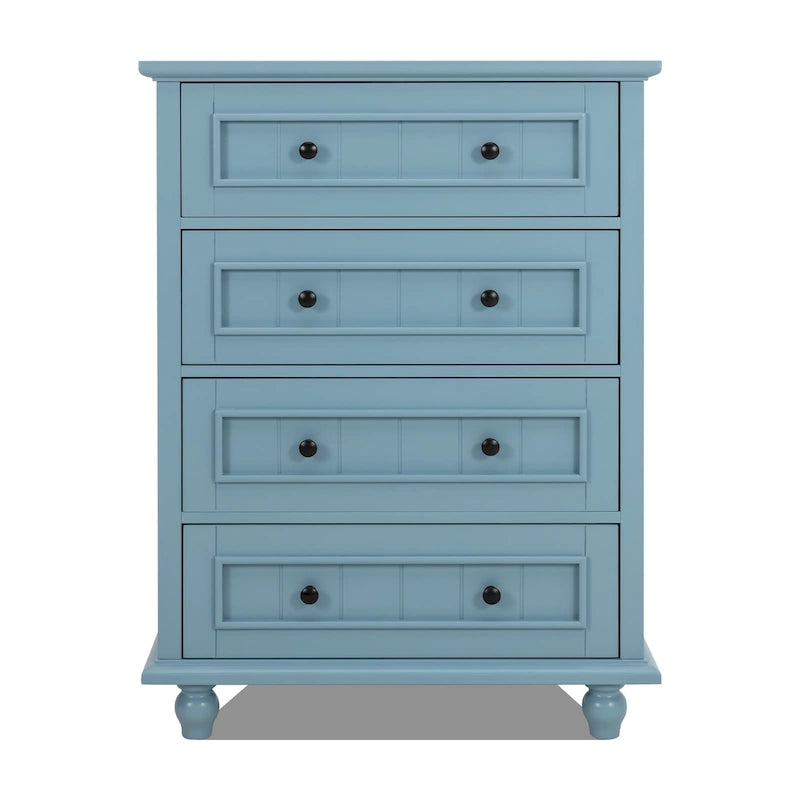 Commode large à 4 tiroirs Meuble de rangement grande largeur pour chambre et salon