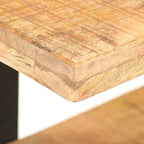 Meuble TV 35,4x15,7x15,7 Bois de manguier brut