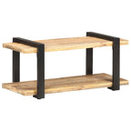 Meuble TV 35,4x15,7x15,7 Bois de manguier brut