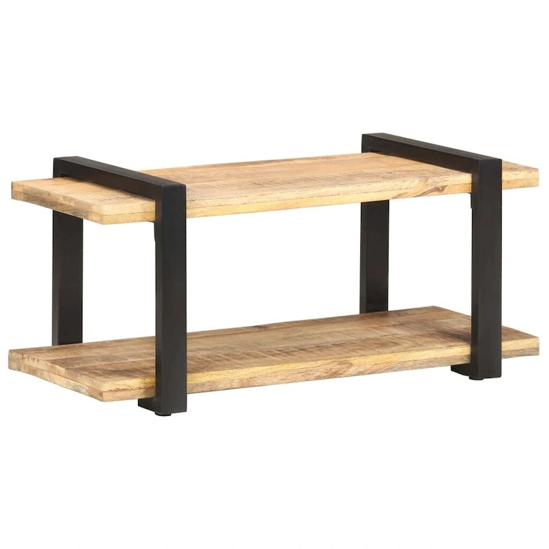 Meuble TV 35,4x15,7x15,7 Bois de manguier brut