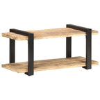 Meuble TV 35,4x15,7x15,7 Bois de manguier brut