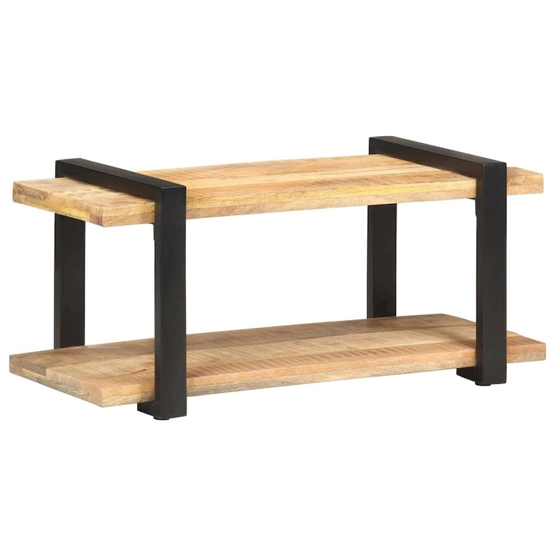 Meuble TV 35,4x15,7x15,7 Bois de manguier brut