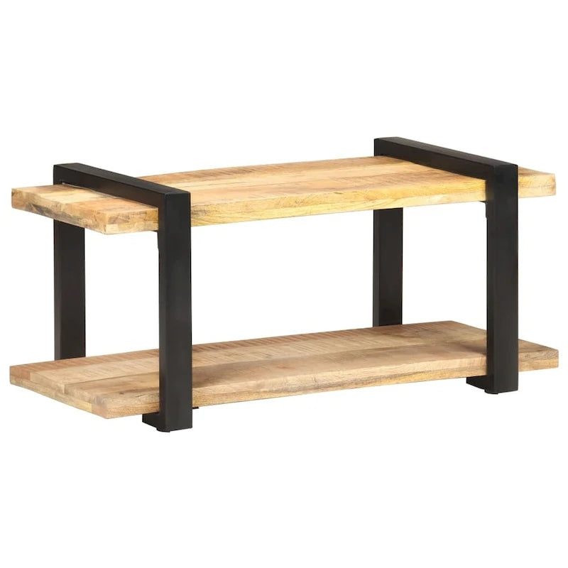 Meuble TV 35,4x15,7x15,7 Bois de manguier brut