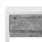 Table d'appoint - Blanche - 24 L x 18 P x 25 H - 24Lx18Px25H