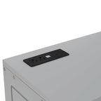 Lit escamotable Queen Size avec étagères, placards et ports USB
