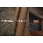 Causeuse Signature Design by Ashley Colleton marron foncé - 67 L x 40 P x 39 H