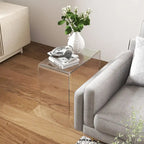 Table basse cascade 21, rectangulaire, tout en acrylique, épaisseur 15 mm