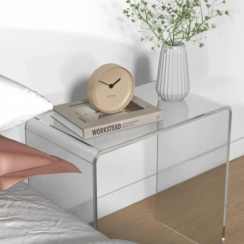 Table basse cascade 21, rectangulaire, tout en acrylique, épaisseur 15 mm