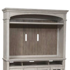 Meuble TV blanc antique en bois de tabac