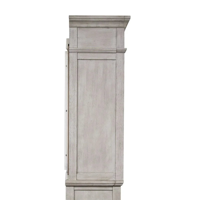 Meuble TV blanc antique en bois de tabac