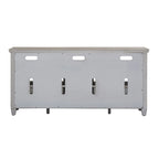 Meuble TV blanc antique en bois de tabac