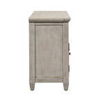 Meuble TV blanc antique en bois de tabac