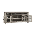 Meuble TV blanc antique en bois de tabac