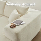 Canapé d'angle moderne avec coussins pour salon