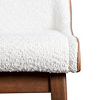 Lot de 2 chaises de salle à manger à oreilles Beau III Mid-century