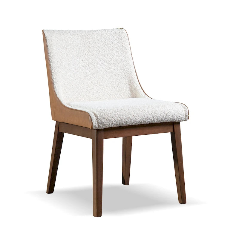 Lot de 2 chaises de salle à manger à oreilles Beau III Mid-century