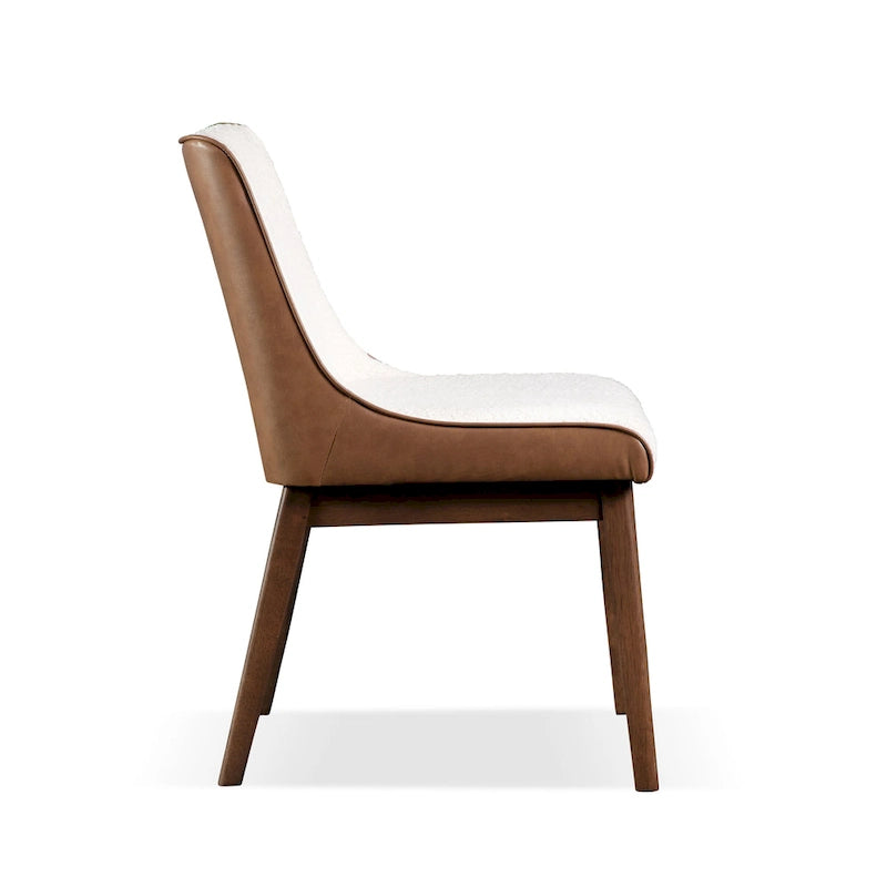 Lot de 2 chaises de salle à manger à oreilles Beau III Mid-century