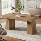 Bureau de direction moderne en bois brun pour bureau à domicile