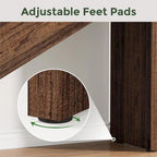 Console de 70,86 pouces de large, table d'entrée avec lumière LED à détecteur de mouvement, table de canapé étroite